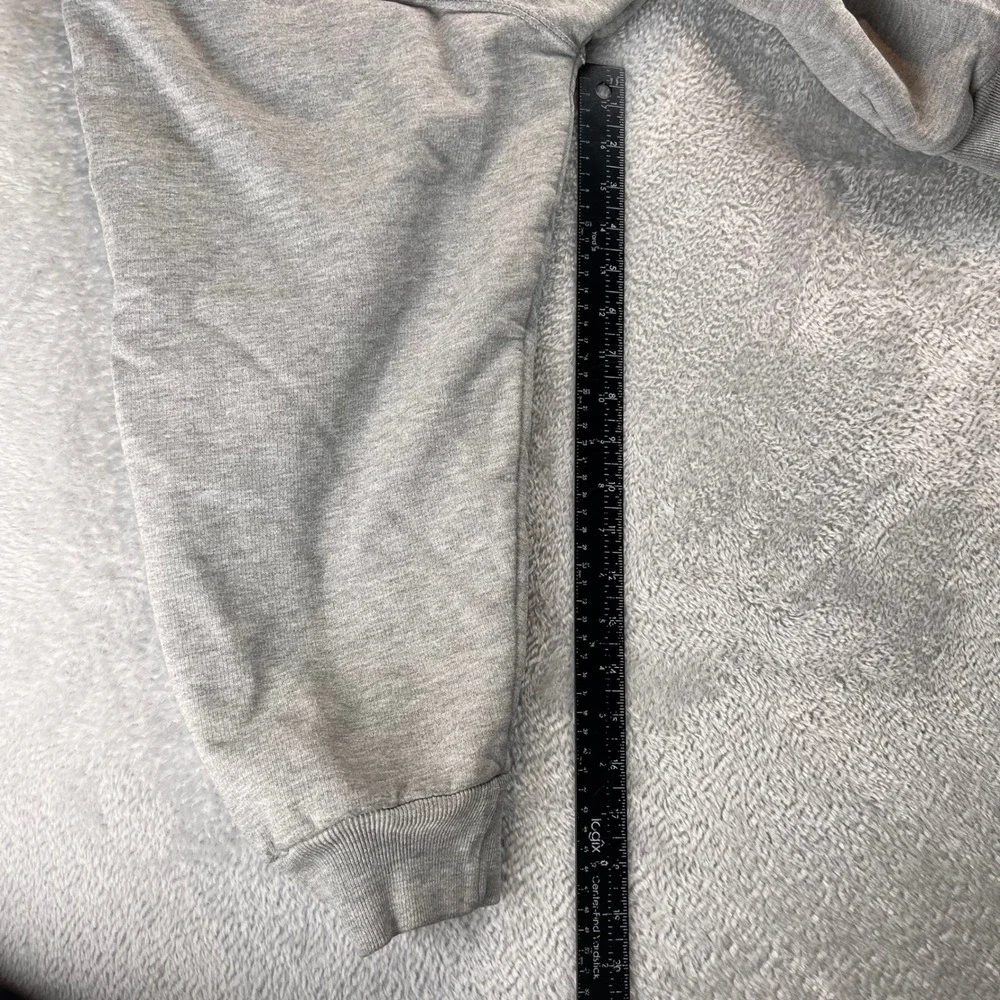 VTG Dutch Harbor Gear Mens XL Gray Thermal Lined Crewneck Sweatshirt Pullover